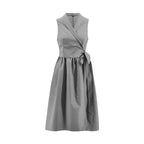 Dies Midi Dress Casual Sleeveless Belt variant CJLY110634501AZ|CJLY110634502BY|CJLY110634503CX|CJLY110634504DW|CJLY110634505EV