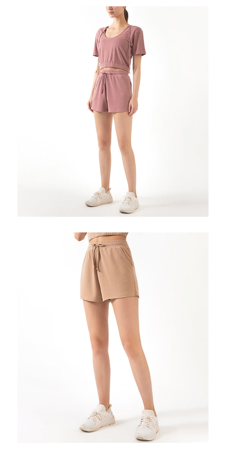 Lace Wide Loose Shorts photo 1
