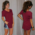 T-shirt Summer Plus Size Tee Basic Shirts photo 1