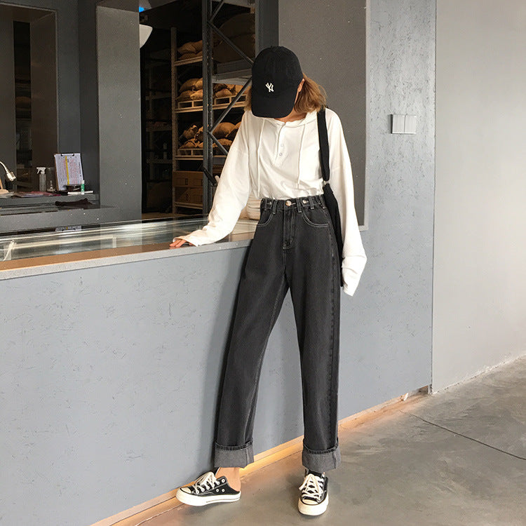 Jeans Wide-leg Pants Straight-leg photo 3