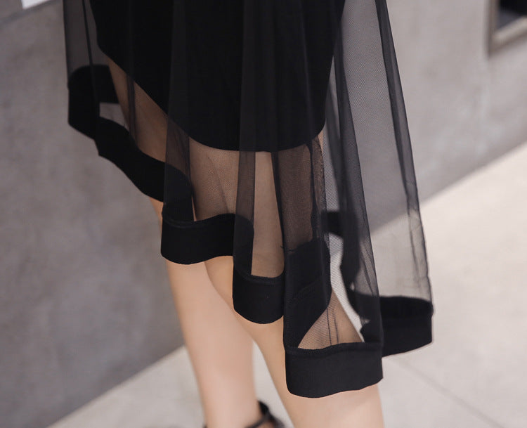 Irregular Skirt Dovetail Mid-length Package Hip photo 3