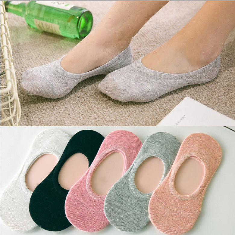 Solid Color Socks Low Cut Shallow Mouth Leisure Boat variant CJWZ112014404DW