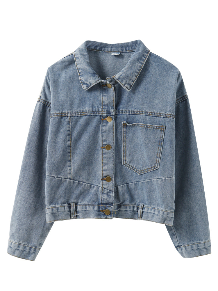 Loose All-match Tooling Denim Jacket Port Retro Short Trend variant CJJK112625901AZ|CJJK112625902BY|CJJK112625903CX