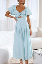 Sweetheart Neck Puff Sleeve Dress (27)