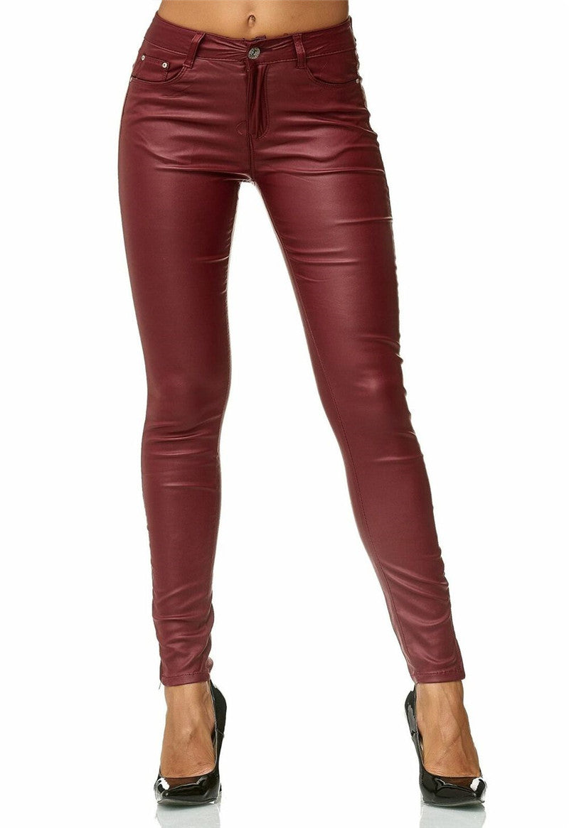 Faux Leather Pants variant CJJS113182507GT|CJJS113182508HS|CJJS113182509IR|CJJS113182510JQ|CJJS113182511KP|CJJS113182512LO