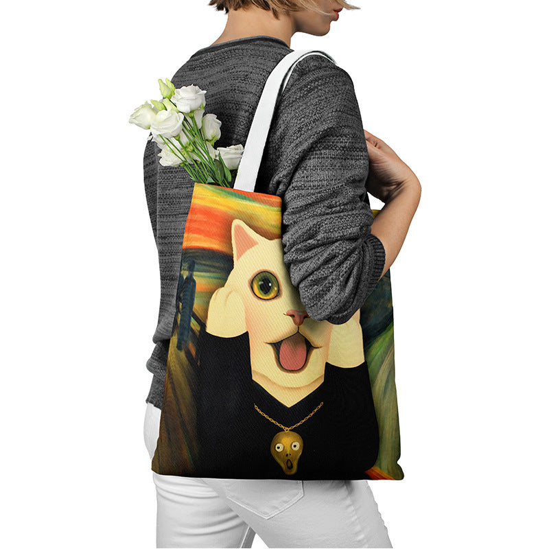 Print Tote One-shoulder Bag photo 1
