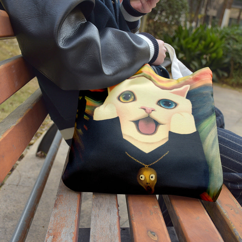 Print Tote One-shoulder Bag photo 3