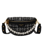 Contrast Pearl Wide Shoulder Strap Bag photo 1