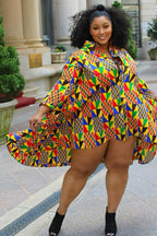 Large Size African Dress photo 6