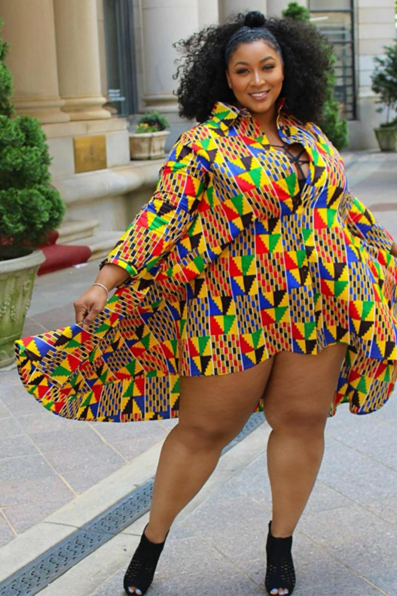 Large Size African Dress photo 5