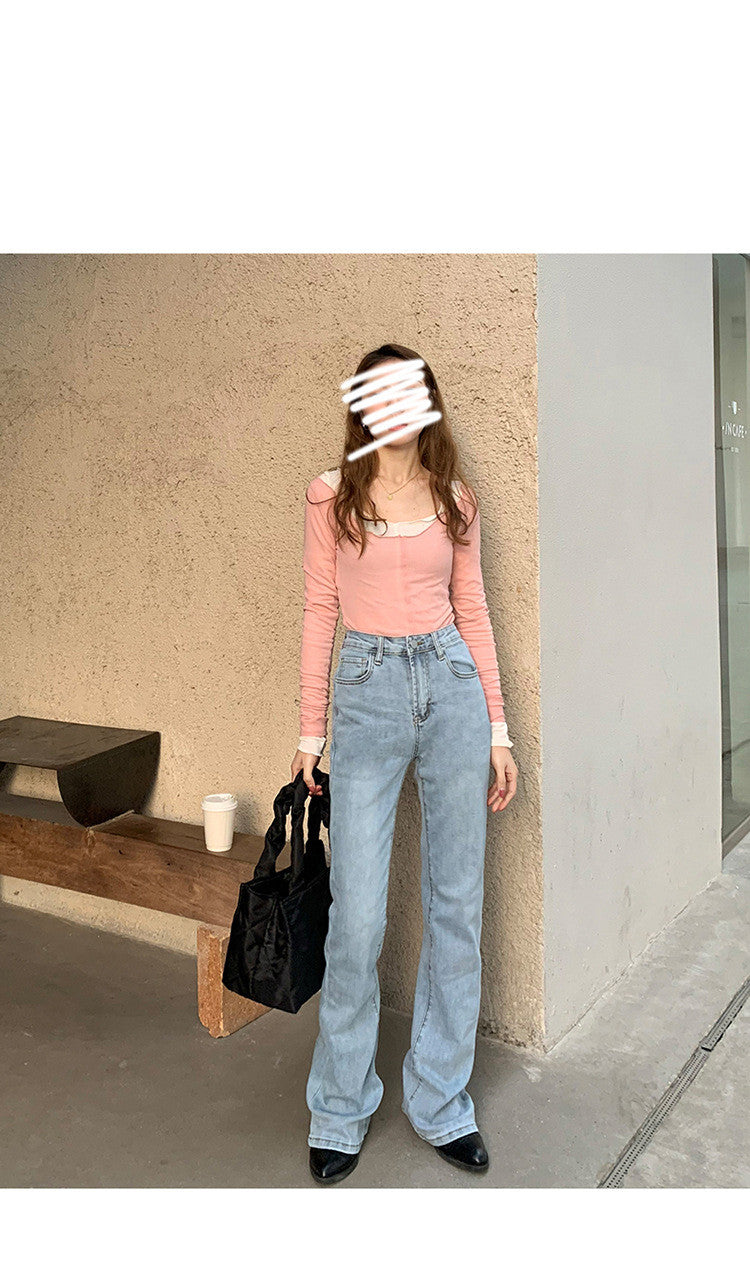 Stretch High Waist Bootcut Jeans photo 1