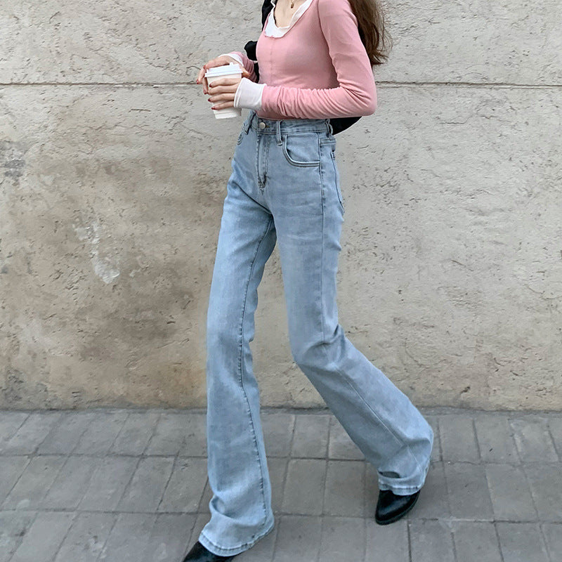 Stretch High Waist Bootcut Jeans photo 2
