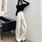 Loose Casual Pants White Jeans Trousers photo 3