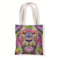 Colorful Animal Print Canvas Bag variant CJNS117476801AZ