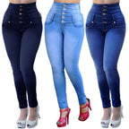 Jeans High Waist Stretch Slim Fit photo 1