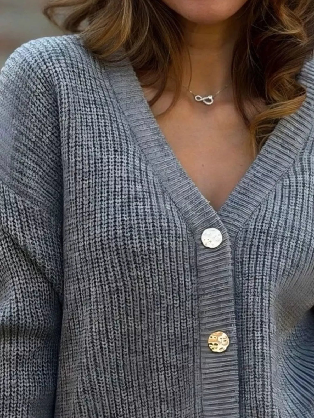 Full Size V-neck Button-up Cardigan Plus (11)