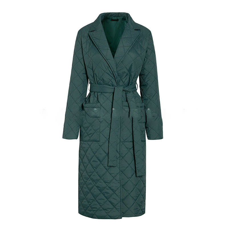 Winter Coat Trench variant CJNSWTFY00814-Green-M|CJNSWTFY00814-Green-XL|CJNSWTFY00814-Green-S|CJNSWTFY00814-Green-L