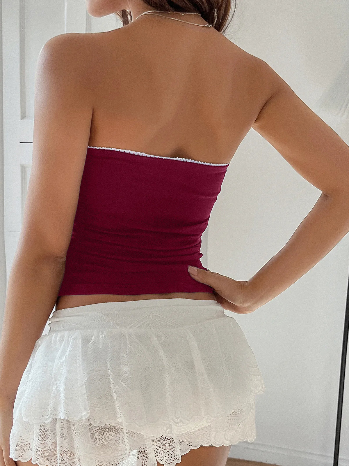 Bow Detail Tube Top (7)
