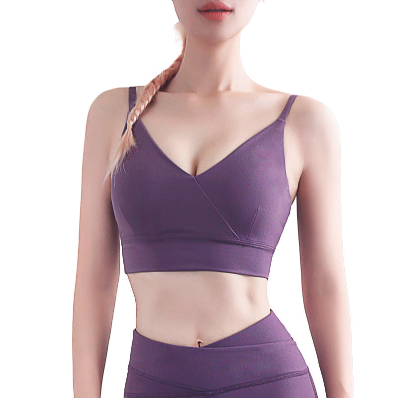 Breathable Sports Bra variant CJNSNYWX01150-Purple-M|CJNSNYWX01150-Purple-XL|CJNSNYWX01150-Purple-L|CJNSNYWX01150-Purple-S