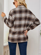 Plaid Button Up Long Sleeve Shacket (18)