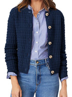 Textured Knit Button-front Cardigan (22)