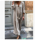 V-neck Print Maxi Dress variant CJNSSYLY06789-Grey-S|CJNSSYLY06789-Grey-5XL|CJNSSYLY06789-Grey-M|CJNSSYLY06789-Grey-L|CJNSSYLY06789-Grey-3XL|CJNSSYLY06789-Grey-XL|CJNSSYLY06789-Grey-XXL|CJNSSYLY06789-Grey-4XL