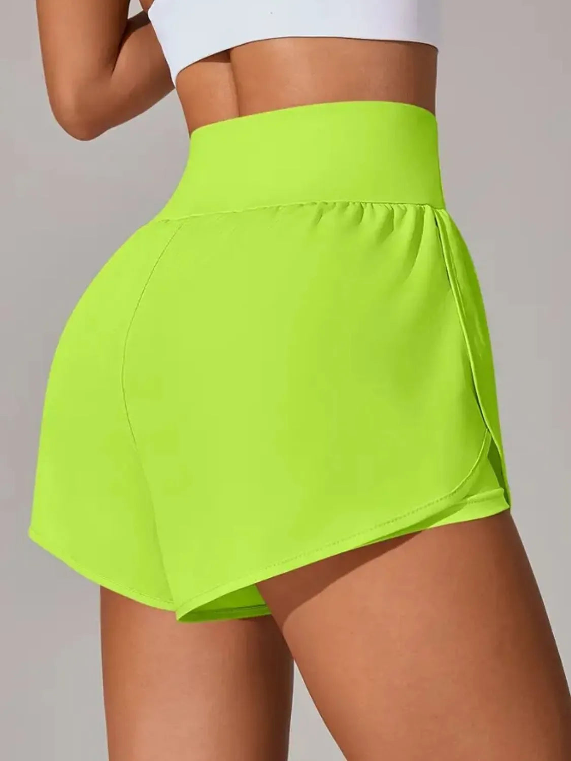 Pocketed High Waist Active Shorts (27)