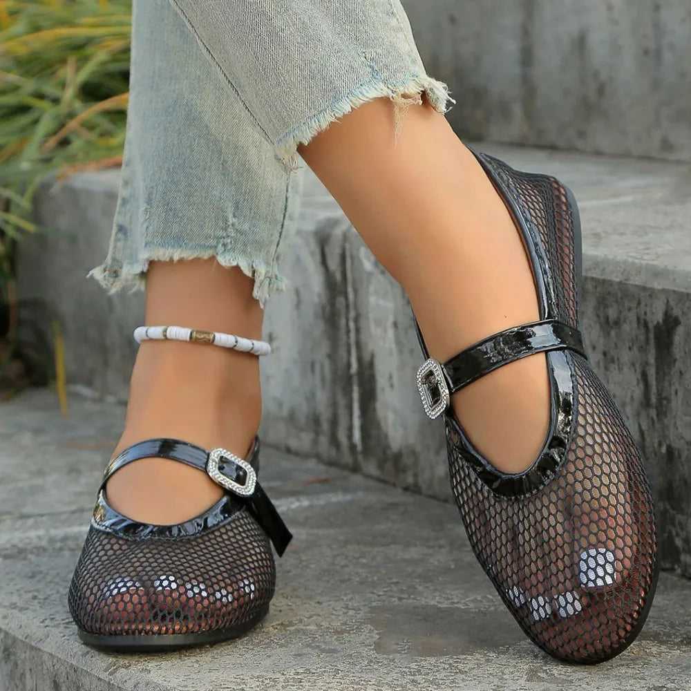 Round Toe Flats Sandals (6)