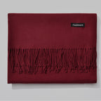 Cashmere Scarf Solid Color photo 5