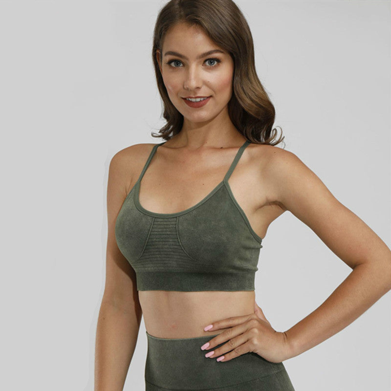 Yoga Sports Bra variant CJNSNYWX01354-Green-M|CJNSNYWX01354-Green-S|CJNSNYWX01354-Green-L