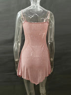 Rhinestone Decor Mini Cami Dress (27)