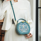 Literary Shoulder Bag Small Crossbody Round photo 3