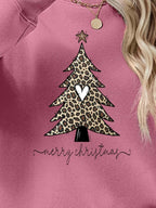 Christmas Tree Graphic Long Sleeve Sweatshirt (14)