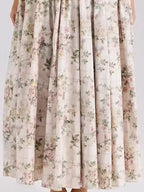 Floral Spaghetti Straps Midi Dress (49)