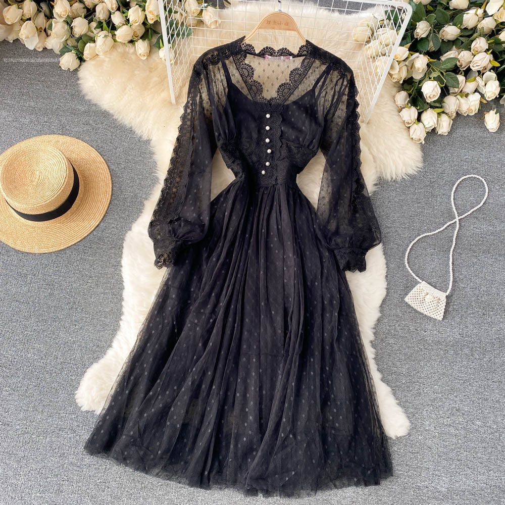 Mesh Midi Dress photo 4