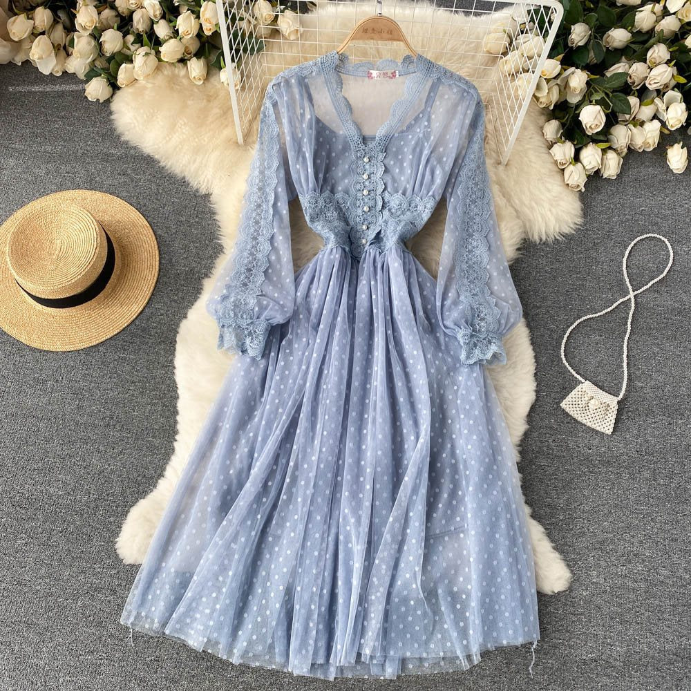 Mesh Midi Dress photo 1