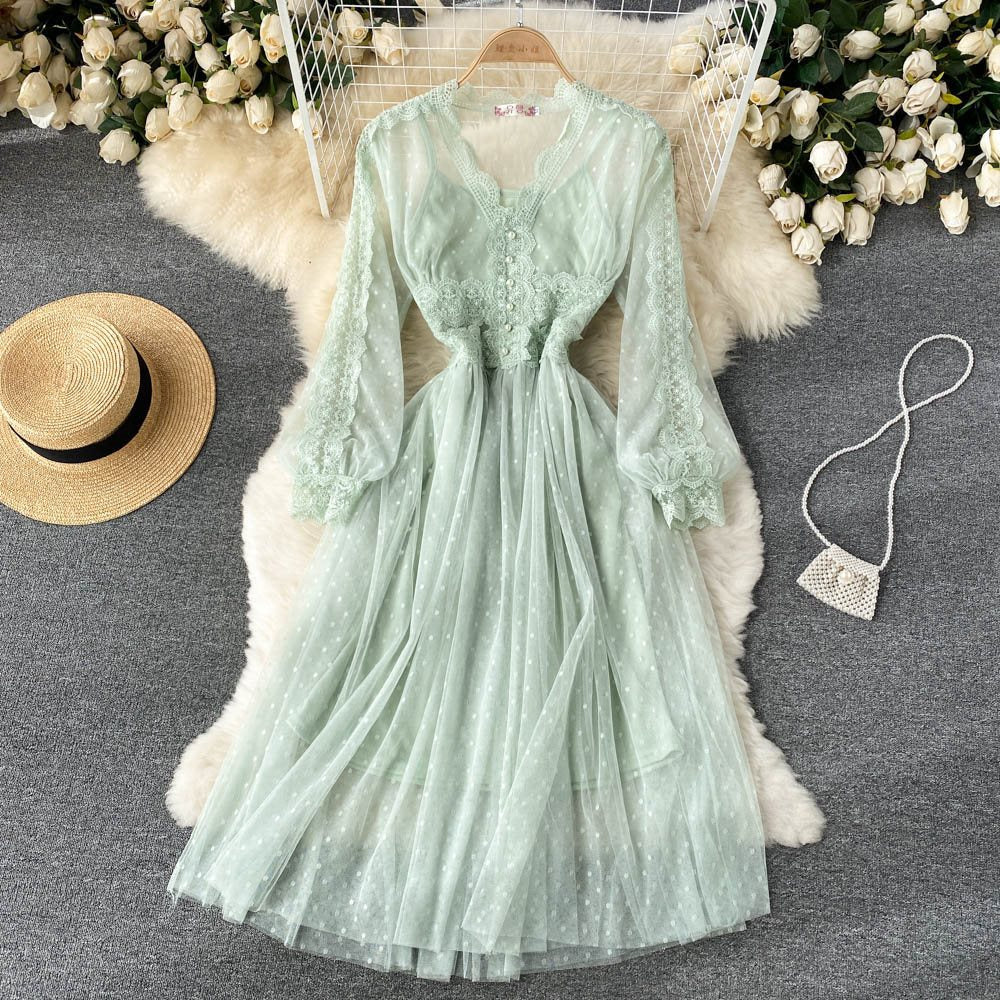 Mesh Midi Dress photo 3
