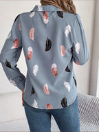 Button Up Printed Collared Neck Shirt (9)