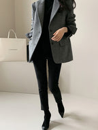 Solid Color Wool Blazer photo 7