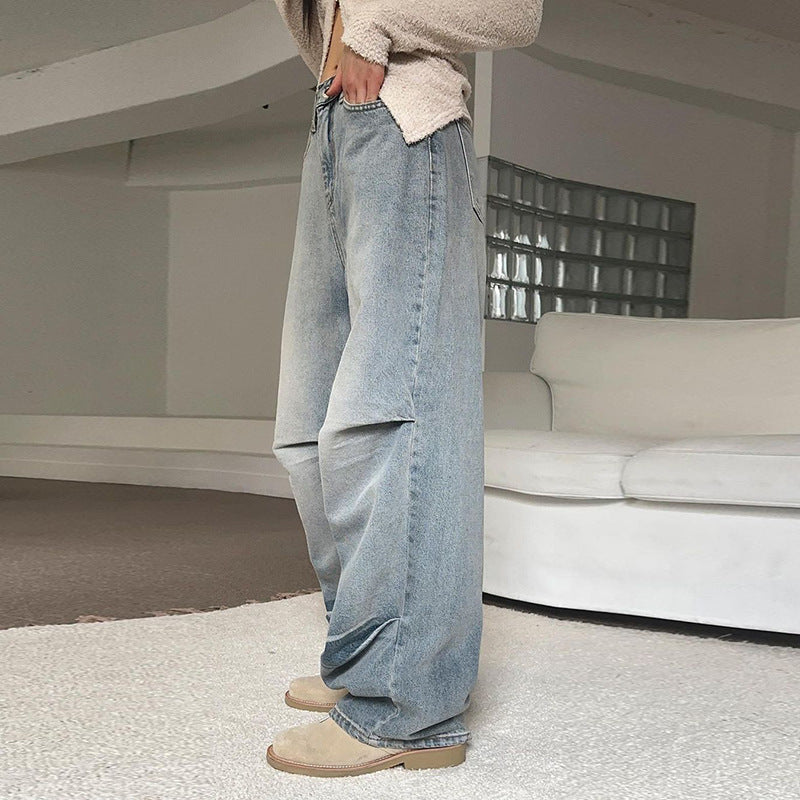 Street Washed Vintage Loose Jeans photo 7