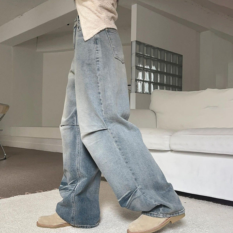 Street Washed Vintage Loose Jeans photo 8