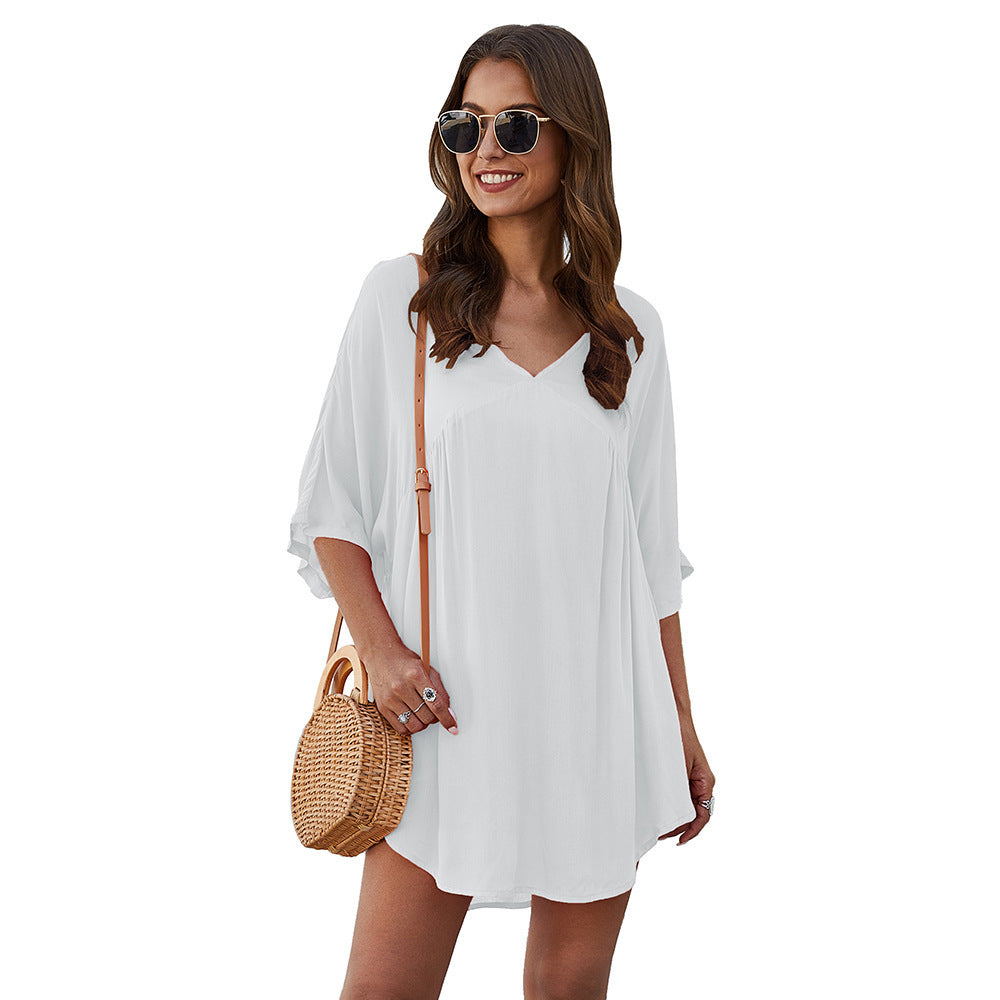 Casual V-neck Dress photo 8