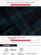 French Lapel Long Sleeve Plaid Waist Tight Large Swing Dress photo 19