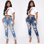 Ripped High-rise Jeans photo 1