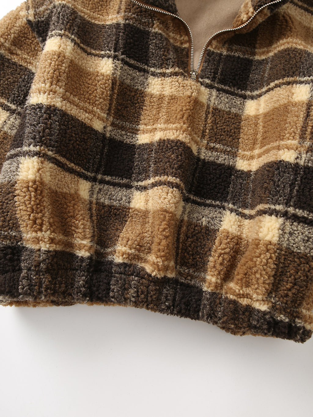 Checked Lamb Wool Sweater photo 2