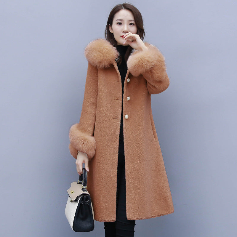Sheep Shearling Coat variant CJNSWTQB00938-Camel-3XL|CJNSWTQB00938-Camel-XL|CJNSWTQB00938-Camel-M|CJNSWTQB00938-Camel-XXL|CJNSWTQB00938-Camel-L