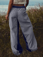 Striped Wide Leg Jeans (3)