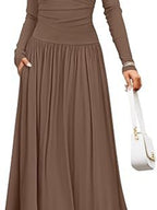 Long Sleeve Maxi Dress Pockets (11)