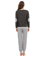 Long Sleeve Top Polka Dot Pants Set (2)