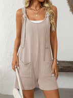 Texture Adjustable Strap Overalls Pockets (6)